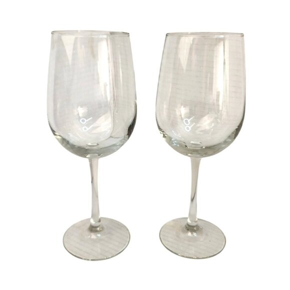 Clear Glass Wine Glasses, Water Goblets Thicker Glass Barware Drinkware Set Of - Picture 1 of 7